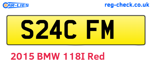 S24CFM are the vehicle registration plates.