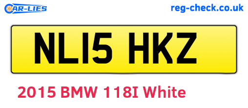 NL15HKZ are the vehicle registration plates.