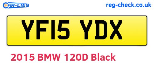 YF15YDX are the vehicle registration plates.
