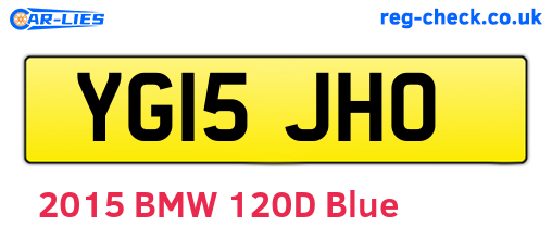 YG15JHO are the vehicle registration plates.