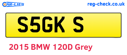 S5GKS are the vehicle registration plates.