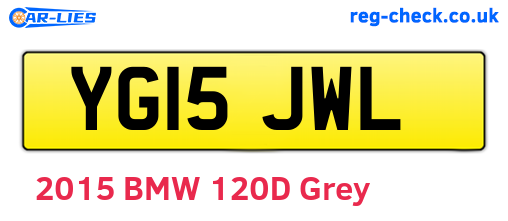 YG15JWL are the vehicle registration plates.