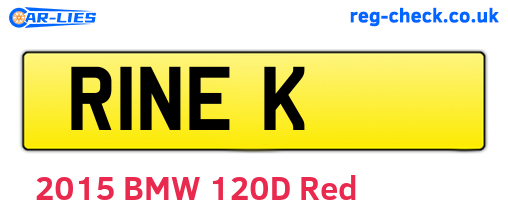 R1NEK are the vehicle registration plates.