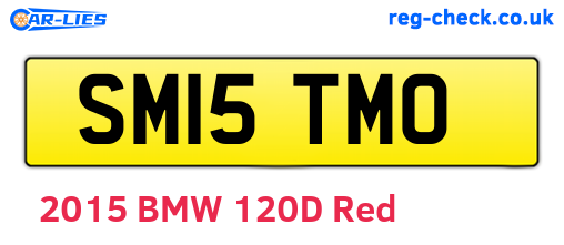 SM15TMO are the vehicle registration plates.