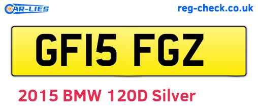 GF15FGZ are the vehicle registration plates.