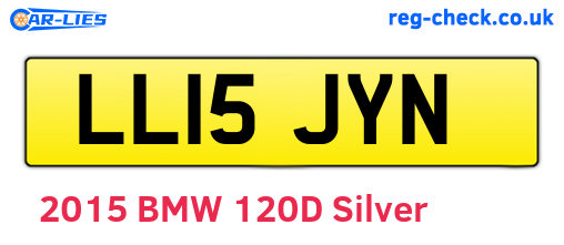 LL15JYN are the vehicle registration plates.