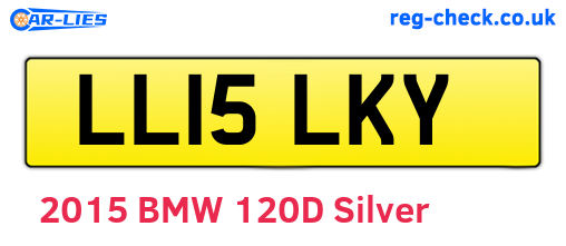 LL15LKY are the vehicle registration plates.