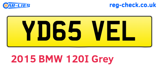 YD65VEL are the vehicle registration plates.