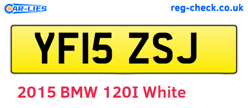 YF15ZSJ are the vehicle registration plates.
