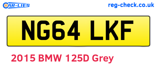 NG64LKF are the vehicle registration plates.
