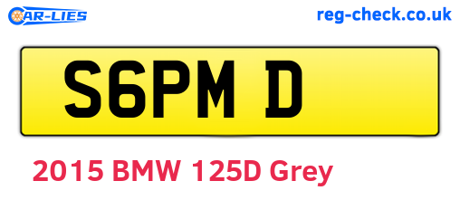 S6PMD are the vehicle registration plates.