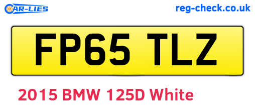 FP65TLZ are the vehicle registration plates.