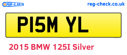 P15MYL are the vehicle registration plates.
