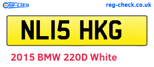 NL15HKG are the vehicle registration plates.