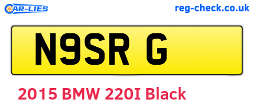 N9SRG are the vehicle registration plates.