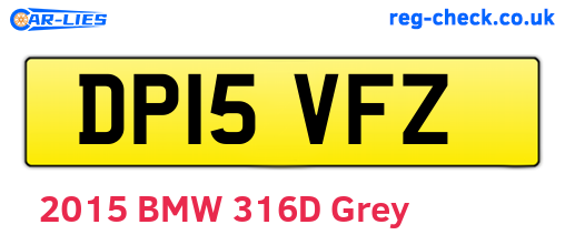 DP15VFZ are the vehicle registration plates.