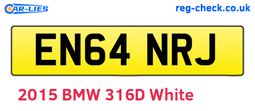 EN64NRJ are the vehicle registration plates.