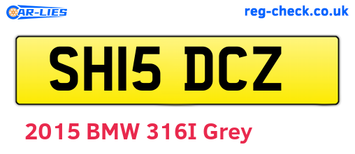 SH15DCZ are the vehicle registration plates.