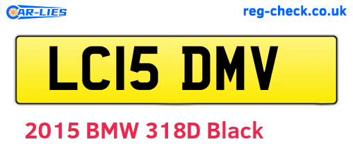 LC15DMV are the vehicle registration plates.