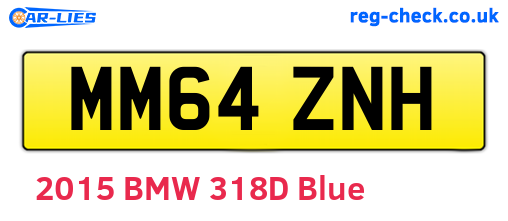 MM64ZNH are the vehicle registration plates.