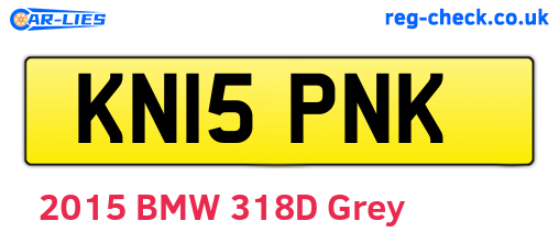KN15PNK are the vehicle registration plates.