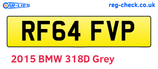 RF64FVP are the vehicle registration plates.