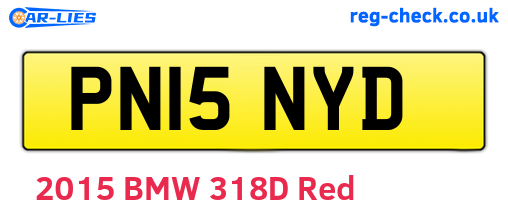 PN15NYD are the vehicle registration plates.