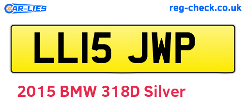 LL15JWP are the vehicle registration plates.