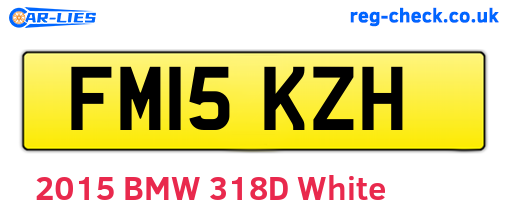 FM15KZH are the vehicle registration plates.