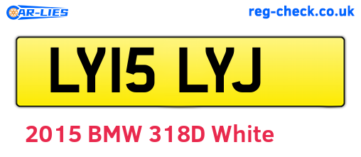 LY15LYJ are the vehicle registration plates.