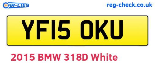 YF15OKU are the vehicle registration plates.