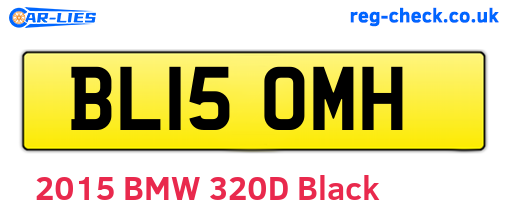 BL15OMH are the vehicle registration plates.