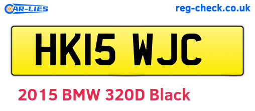 HK15WJC are the vehicle registration plates.