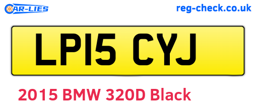 LP15CYJ are the vehicle registration plates.