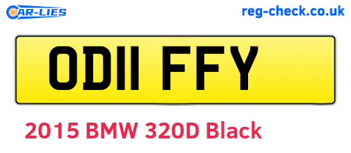 OD11FFY are the vehicle registration plates.