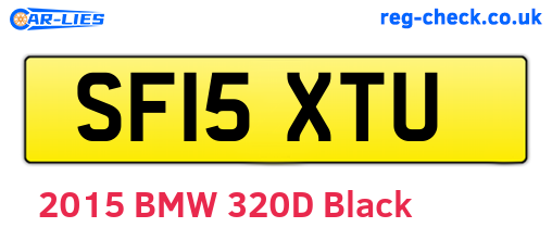 SF15XTU are the vehicle registration plates.