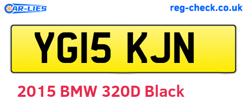 YG15KJN are the vehicle registration plates.