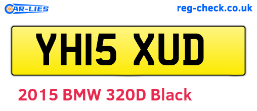 YH15XUD are the vehicle registration plates.