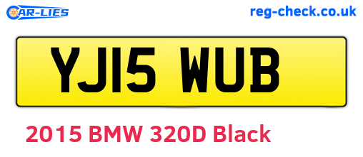YJ15WUB are the vehicle registration plates.