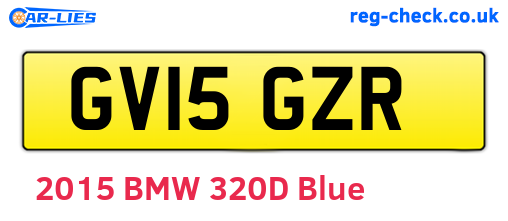 GV15GZR are the vehicle registration plates.