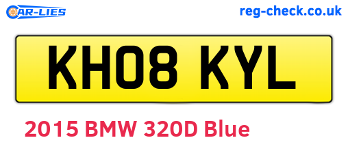 KH08KYL are the vehicle registration plates.