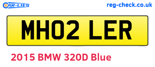 MH02LER are the vehicle registration plates.