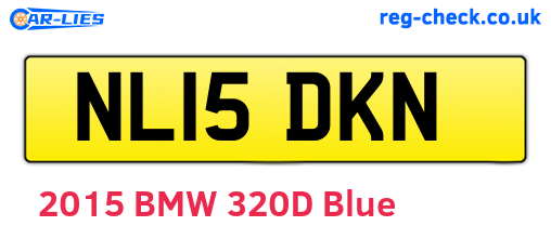 NL15DKN are the vehicle registration plates.