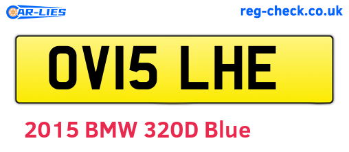 OV15LHE are the vehicle registration plates.