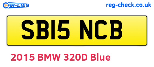 SB15NCB are the vehicle registration plates.