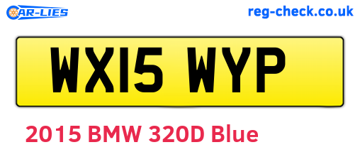 WX15WYP are the vehicle registration plates.