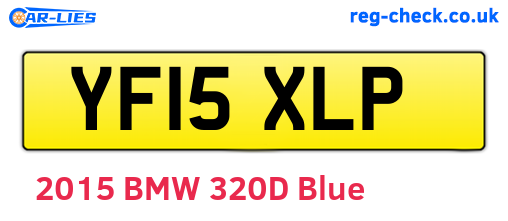YF15XLP are the vehicle registration plates.