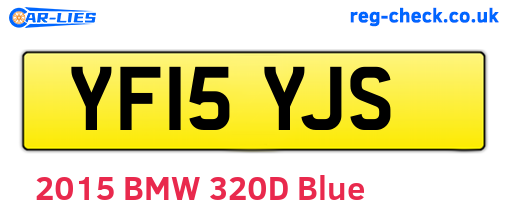 YF15YJS are the vehicle registration plates.