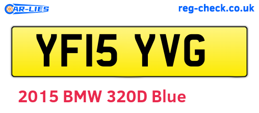 YF15YVG are the vehicle registration plates.