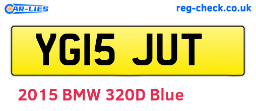 YG15JUT are the vehicle registration plates.